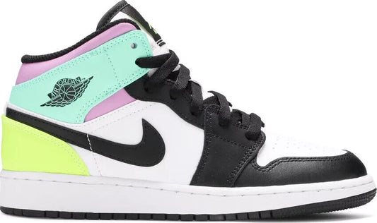 Nike Air Jordan 1 Mid GS Pastel 554725-175 4.5y  / 6 womens