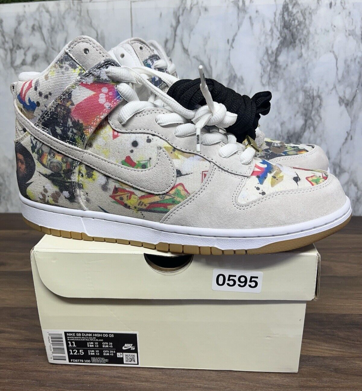 Size 11 - Nike Supreme x Dunk SB High Rammellzee 595