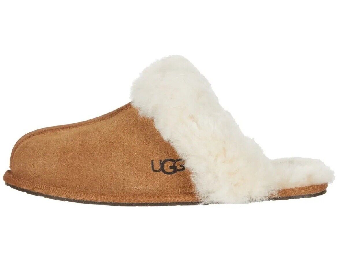 UGG W Scuffette II Women's Slippers - Chestnut, Size 11  US womens