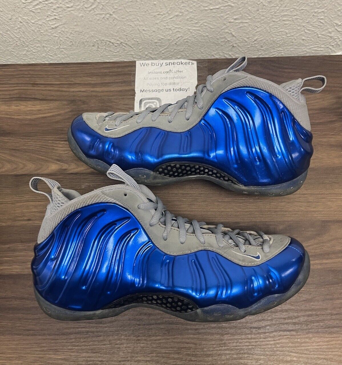 Size 10 - Nike Air Foamposite One Sport Royal 2013 VNDS OG Box