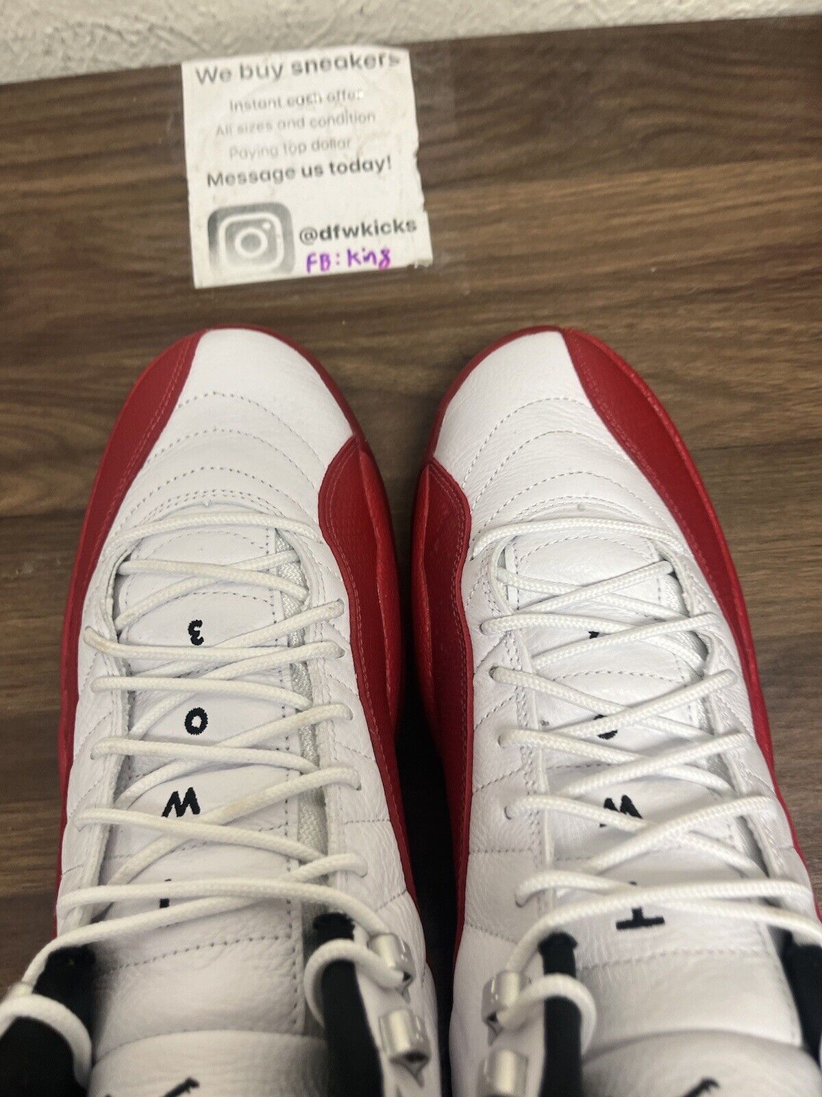 Air Jordan 12 Retro "CHERRY" 2023 - Size 12 - CT8013 116 (471-22)