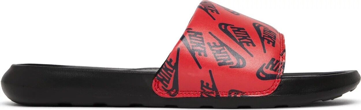 Nike Victori One Red/Black Print Men's Slides Sandals-Asst Sizes NWB CN9678-601