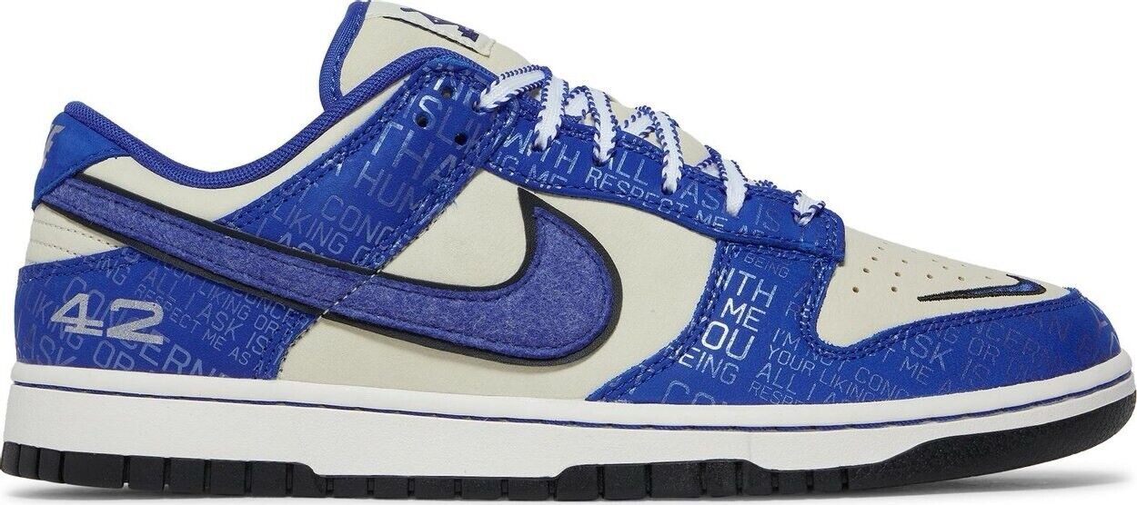 Nike Dunk Low Jackie Robinson size 8 DV2122-400 OG Retro Blue