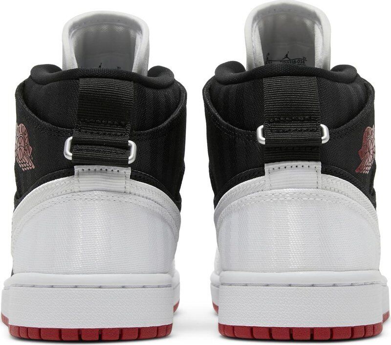 Jordan 1 Mid SE Utility White Black Gym Red