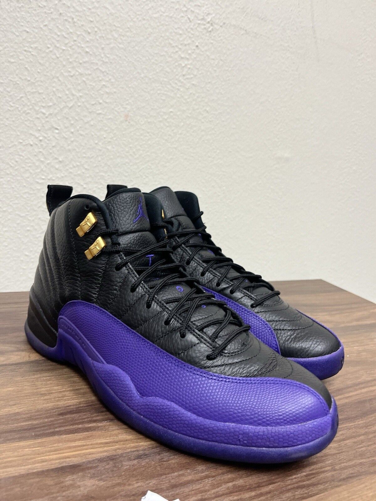 Size 12 - Jordan 12 Retro Field Purple Black Gold Leather CT8013-057 NO 📦 BOX