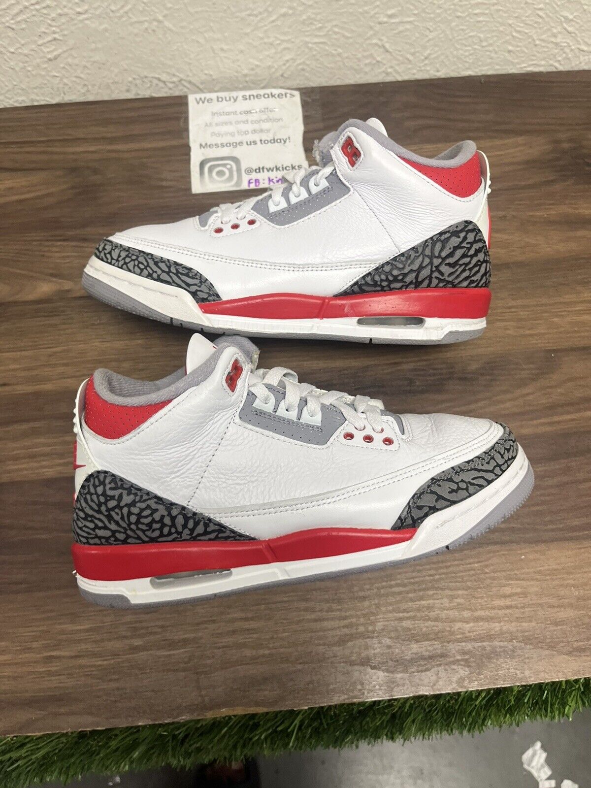 Air Jordan 3 Retro GS Fire Red Size 7Y 2022 DM0967-160 Ships Fast