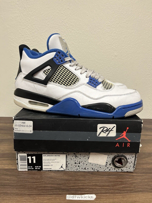 Size 11 - Jordan 4 Retro Mid Motorsports Beater