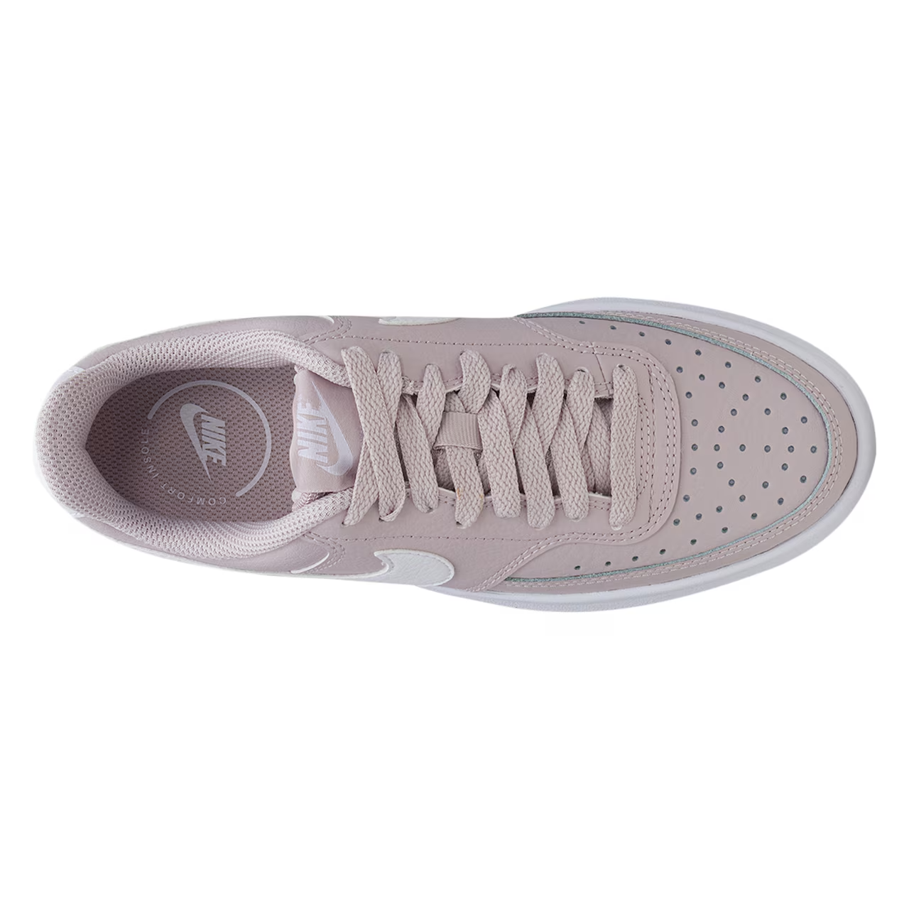 Size 8 Wmns Court Vision Alta 'Platinum Violet'