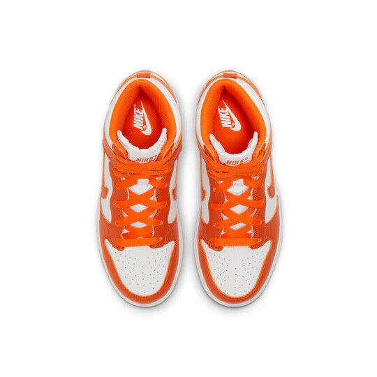 Nike Youth Dunk High Syracuse 2021 PS Sneakers Orange/White Size 12C DD2314-100