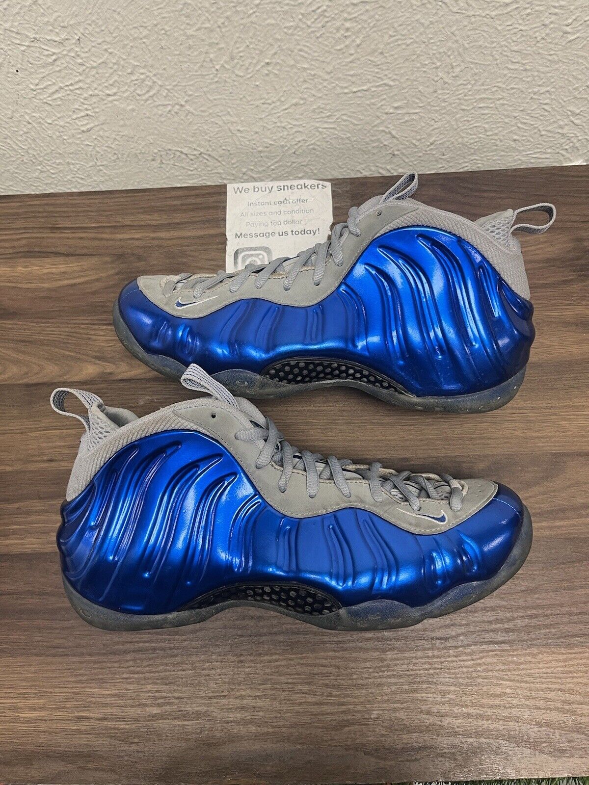 Size 10 - Nike Air Foamposite One Sport Royal 2013 VNDS OG Box