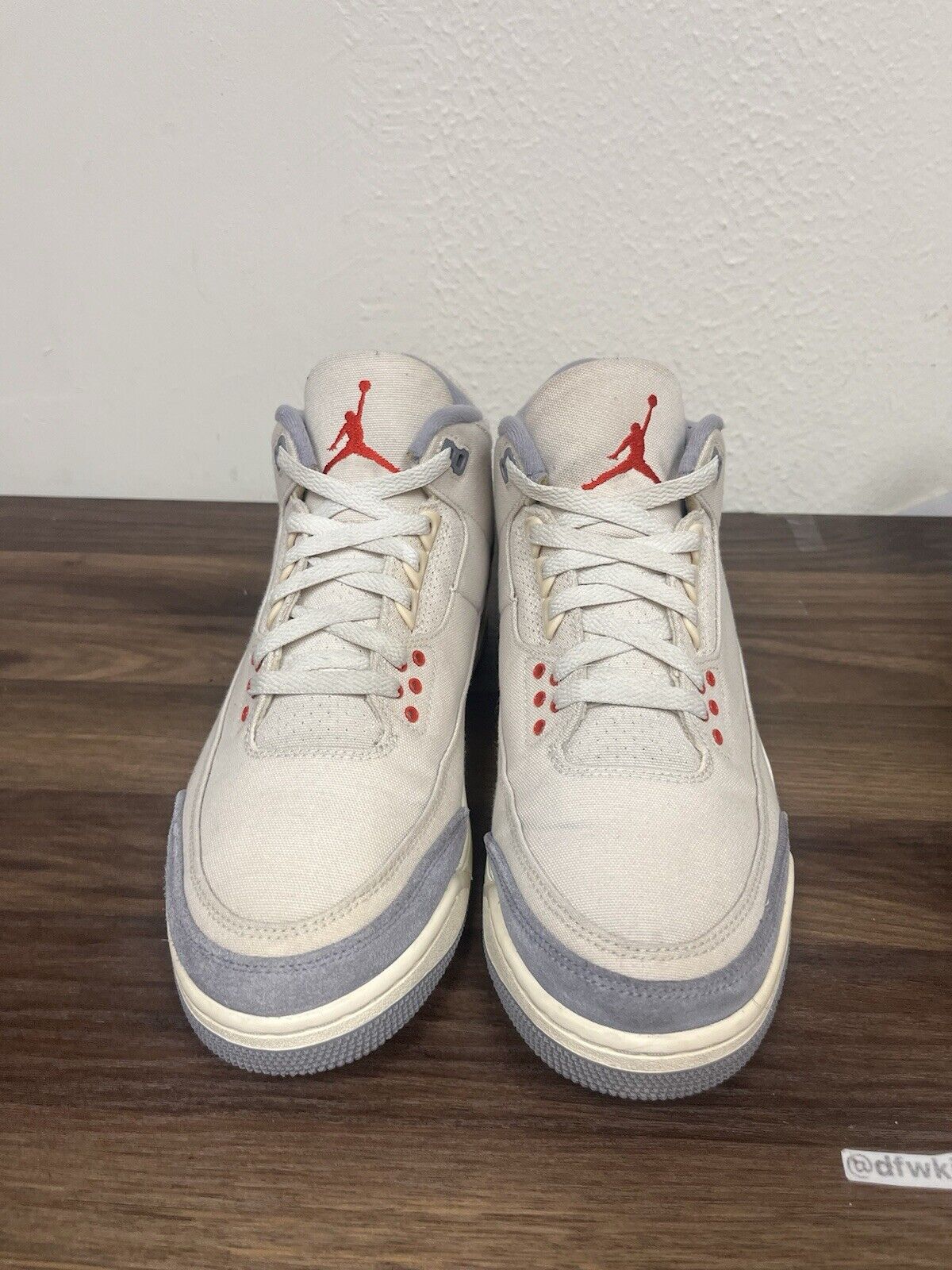 Nike Air Jordan 3 Muslin size 11 DH7139-100 OG III Clean White