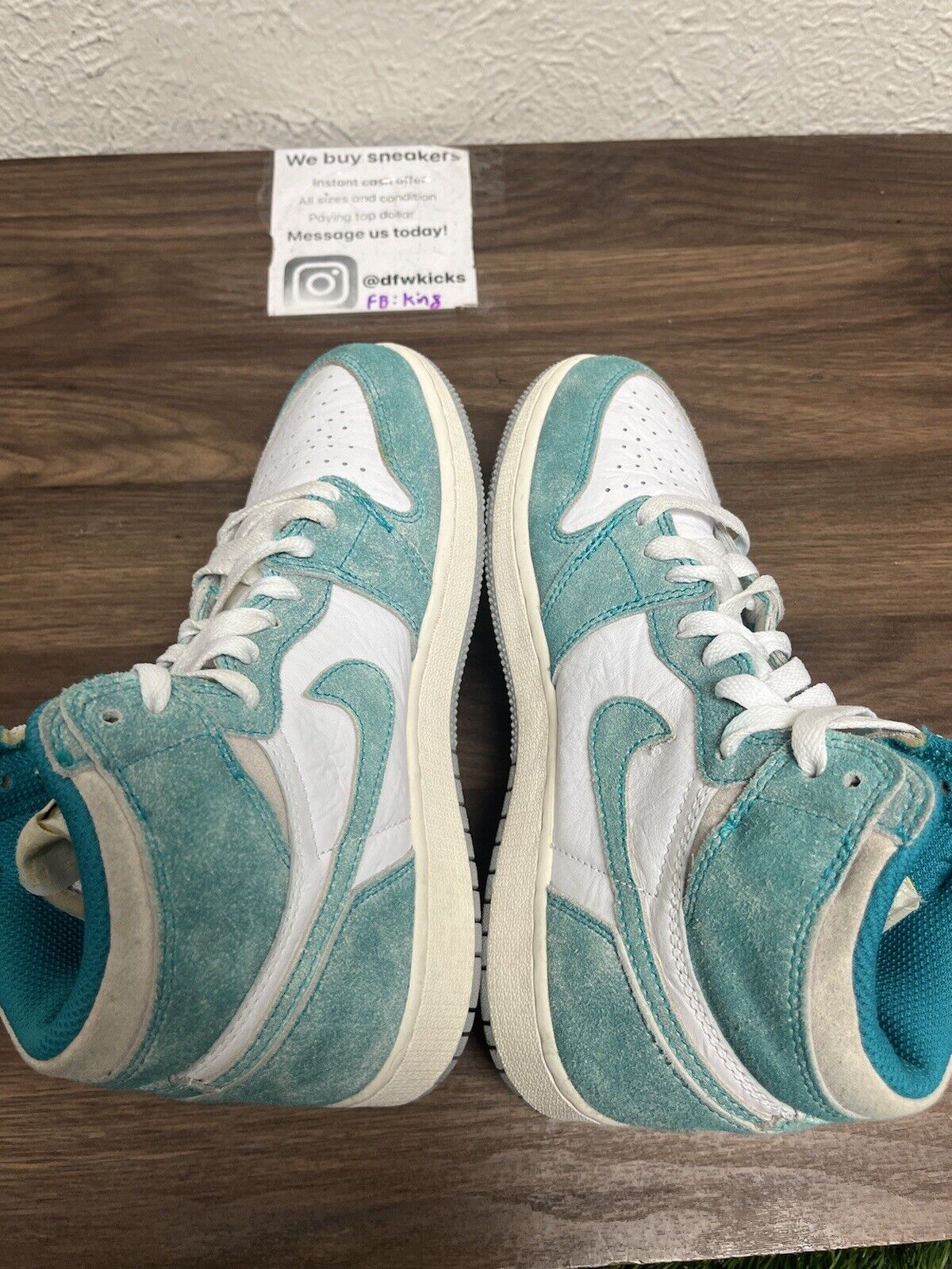 Air Jordan 1 Retro Turbo Green Style # 575441-311 Size 5.5Y