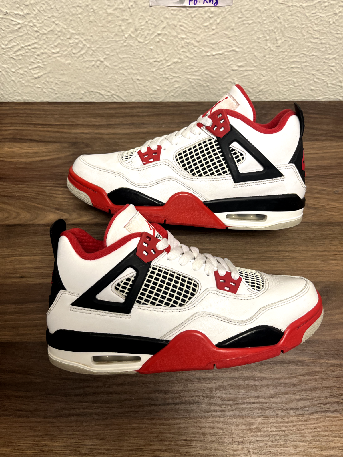 Size 6Y/7.5W - Nike Air Jordan 4 Fire Red GS 2020 - 408452-160