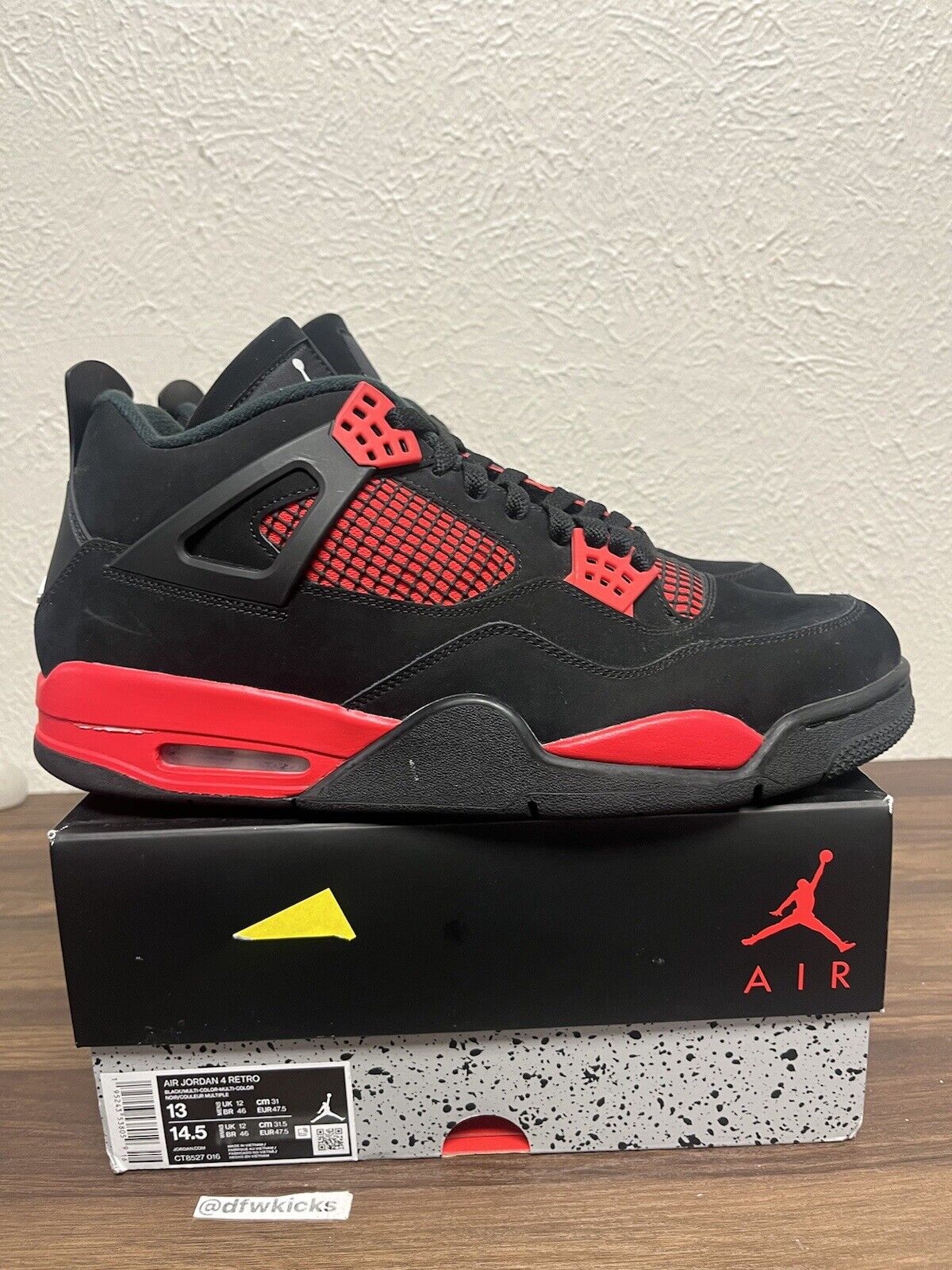 Size 13 - Jordan 4 Retro Mid Red Thunder